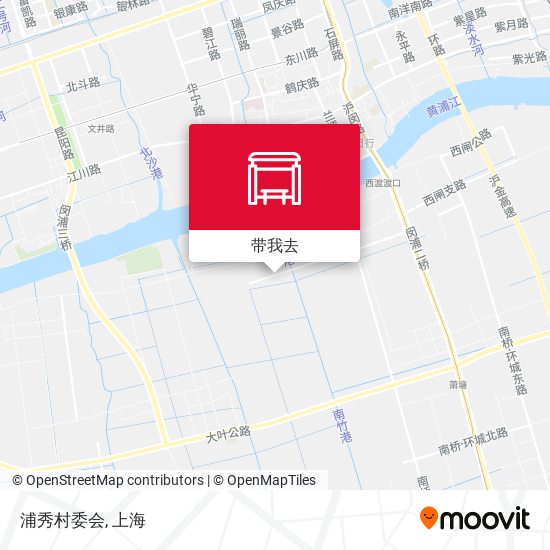 浦秀村委会地图