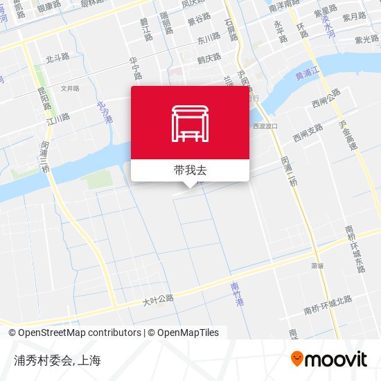 浦秀村委会地图