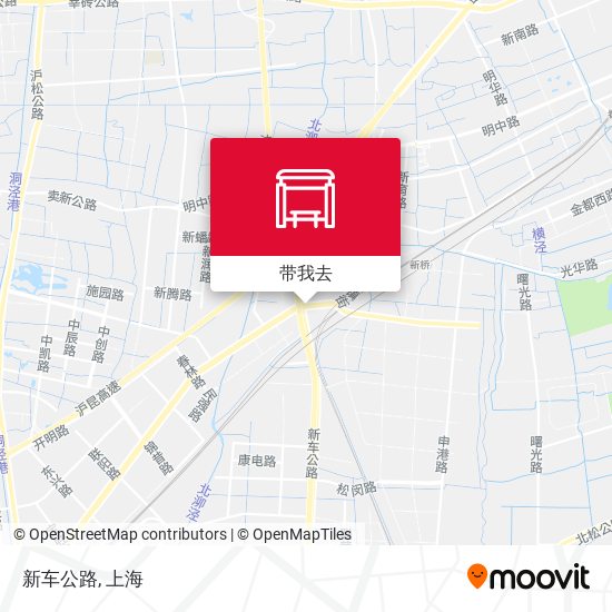 新车公路地图