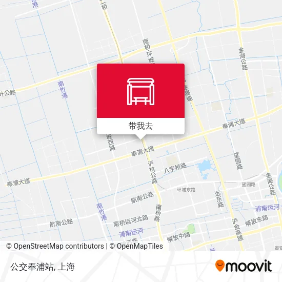 公交奉浦站地图