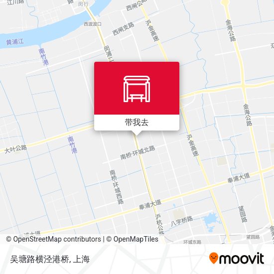 吴塘路横泾港桥地图