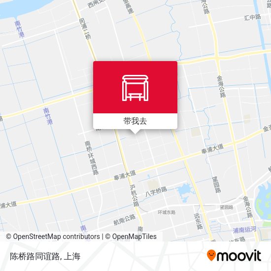 陈桥路同谊路地图