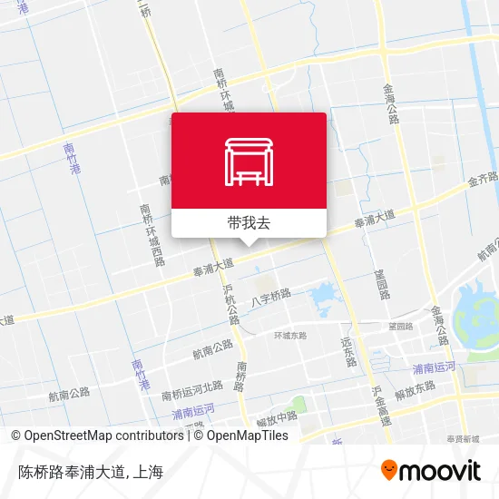 陈桥路奉浦大道地图