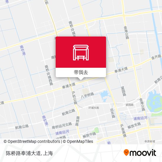 陈桥路奉浦大道地图