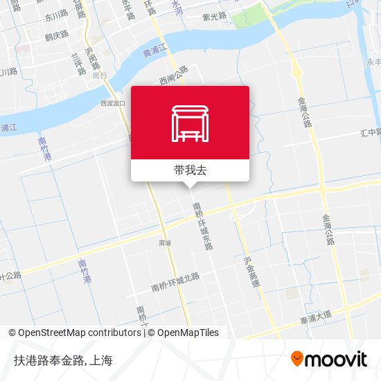 扶港路奉金路地图