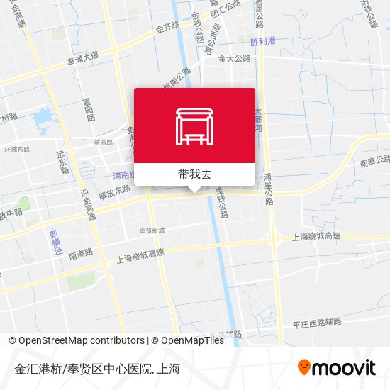 金汇港桥/奉贤区中心医院地图