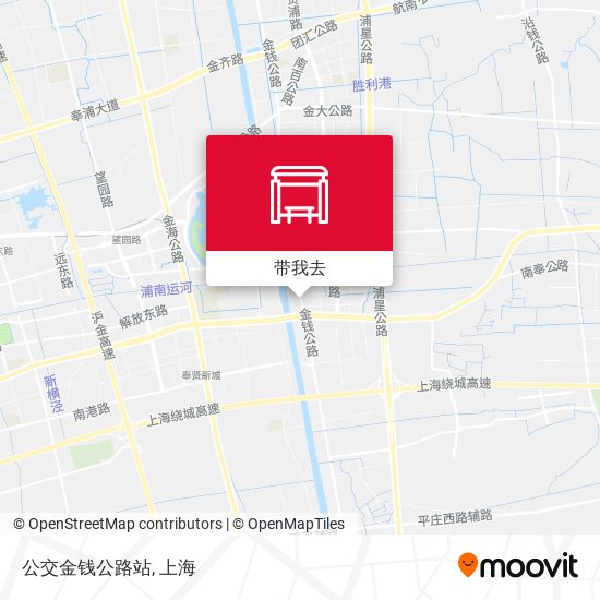 公交金钱公路站地图