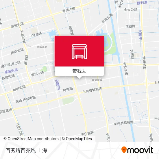 百秀路百齐路地图