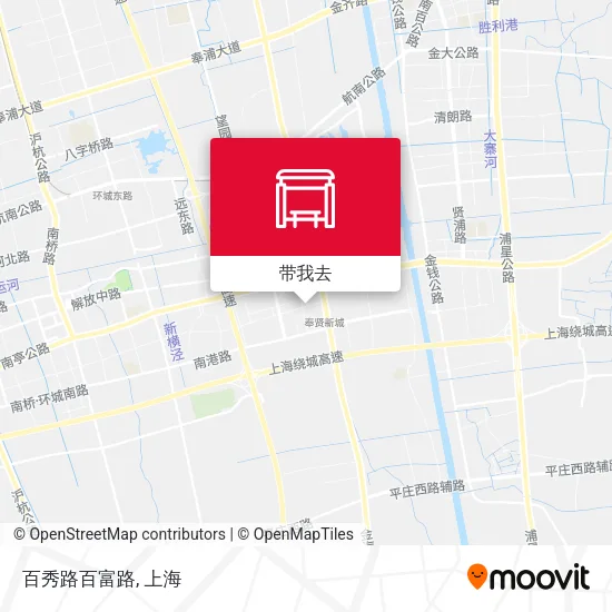 百秀路百富路地图