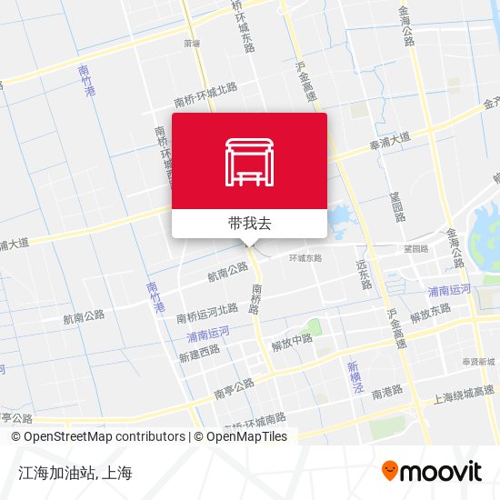 江海加油站地图