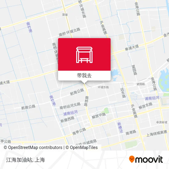 江海加油站地图