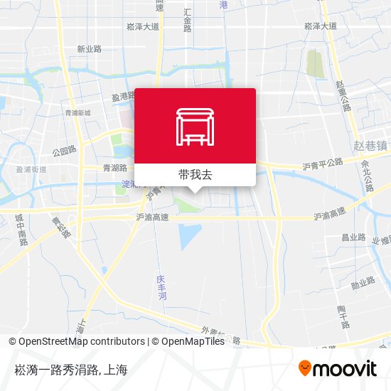 崧漪一路秀涓路地图
