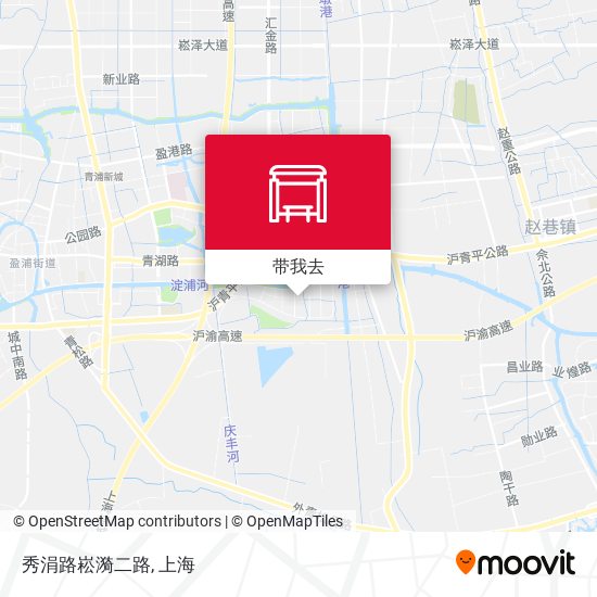 秀涓路崧漪二路地图
