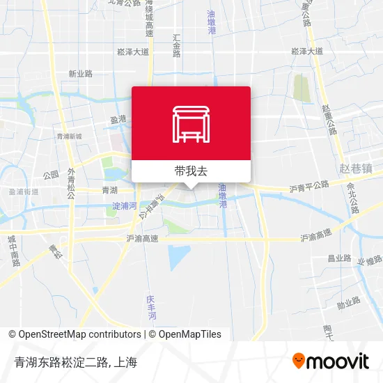 青湖东路崧淀二路地图