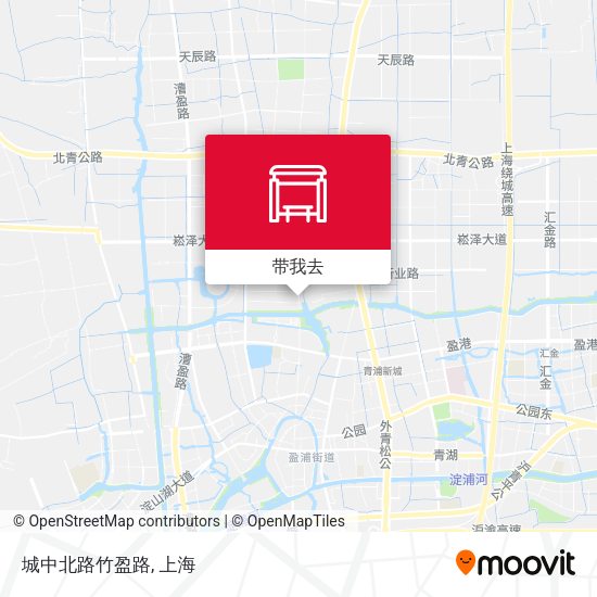 城中北路竹盈路地图
