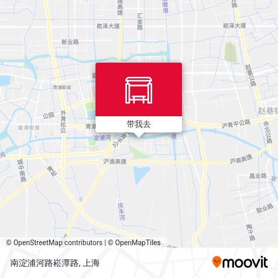 南淀浦河路崧潭路地图