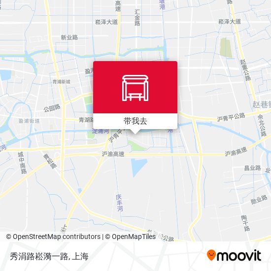 秀涓路崧漪一路地图