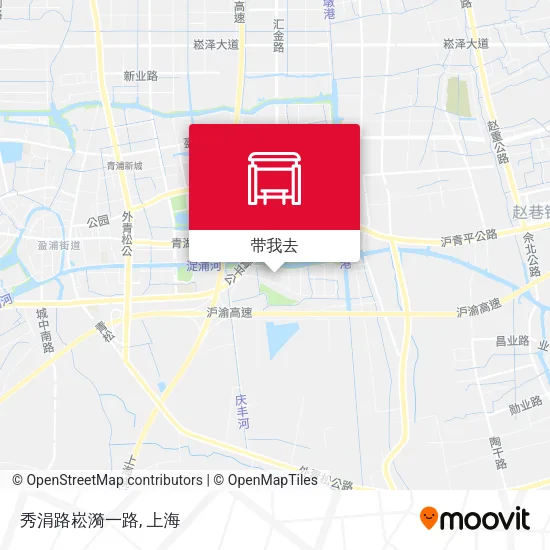 秀涓路崧漪一路地图