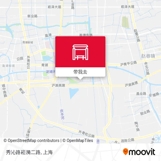 秀沁路崧漪二路地图