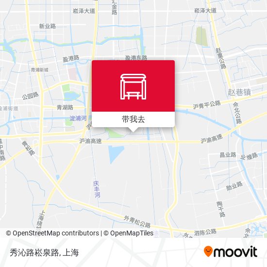 秀沁路崧泉路地图