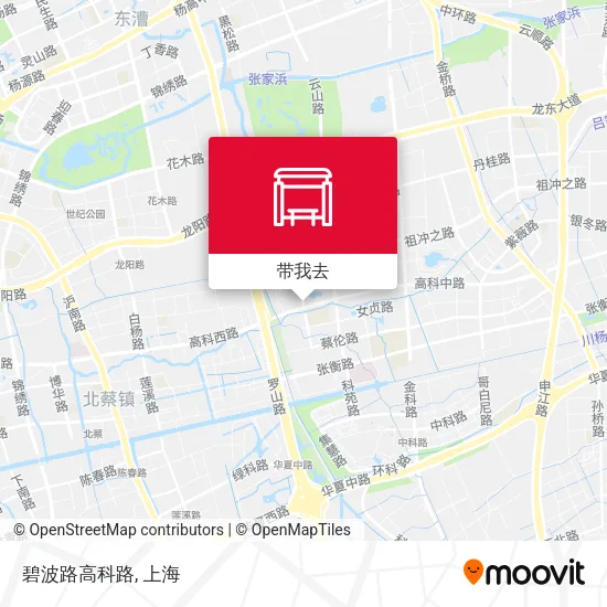 碧波路高科路地图