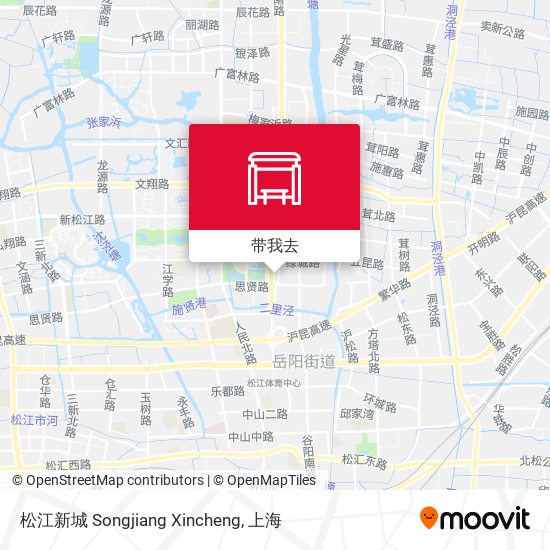 松江新城 Songjiang Xincheng地图