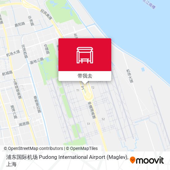 浦东国际机场 Pudong International Airport (Maglev)地图