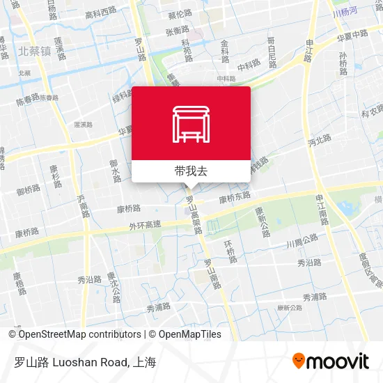 罗山路 Luoshan Road地图