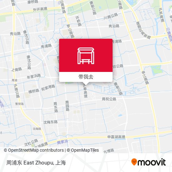 周浦东 East Zhoupu地图