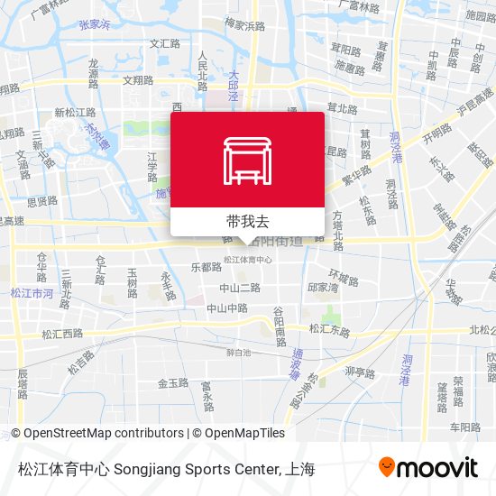 松江体育中心 Songjiang Sports Center地图