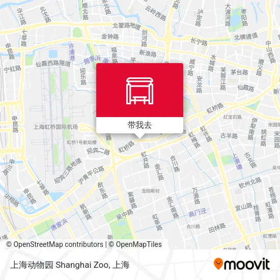 上海动物园 Shanghai Zoo地图