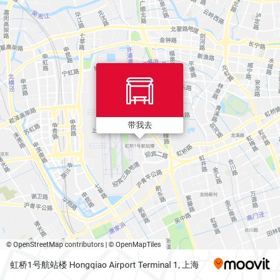 虹桥1号航站楼 Hongqiao Airport Terminal 1地图