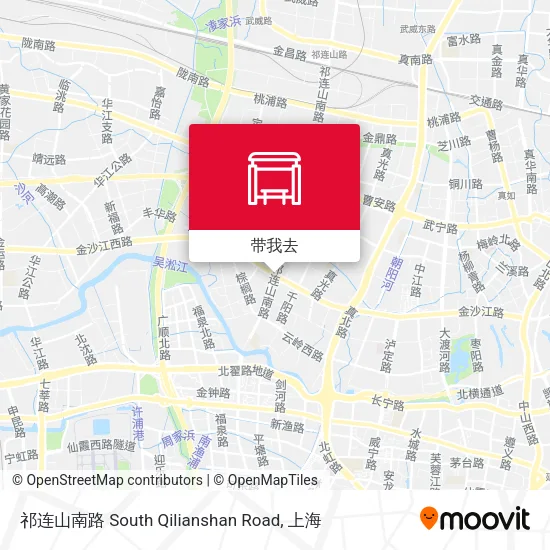 祁连山南路 South Qilianshan Road地图