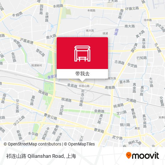 祁连山路 Qilianshan Road地图