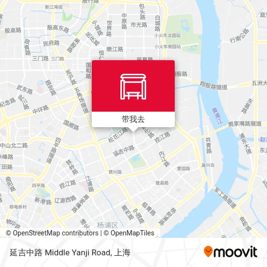 延吉中路 Middle Yanji Road地图