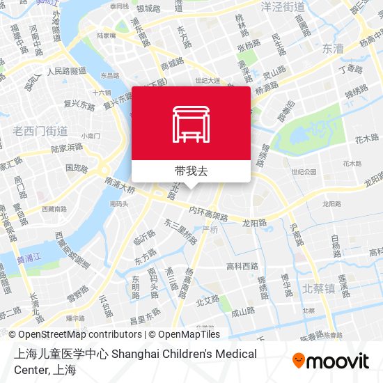 上海儿童医学中心 Shanghai Children's Medical Center地图