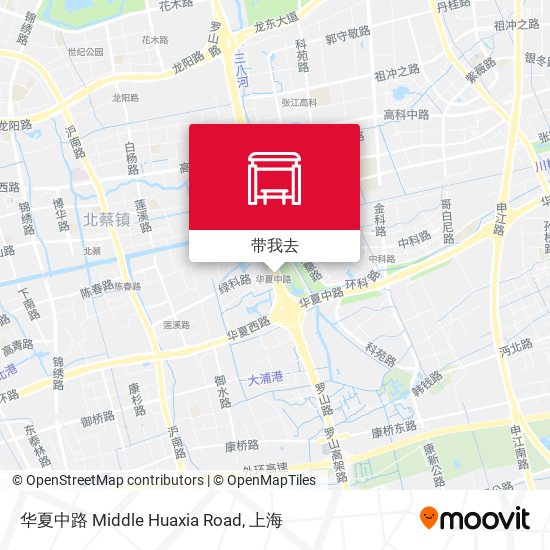 华夏中路 Middle Huaxia Road地图