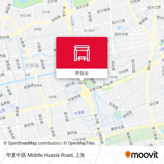 华夏中路 Middle Huaxia Road地图