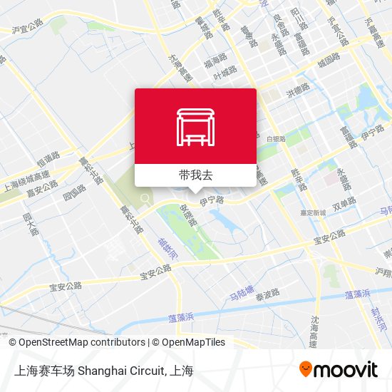 上海赛车场 Shanghai Circuit地图