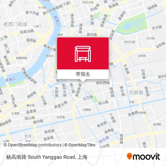 杨高南路 South Yanggao Road地图