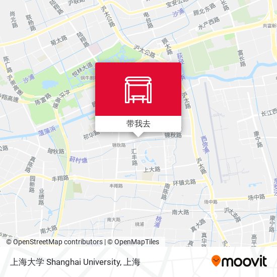 上海大学 Shanghai University地图