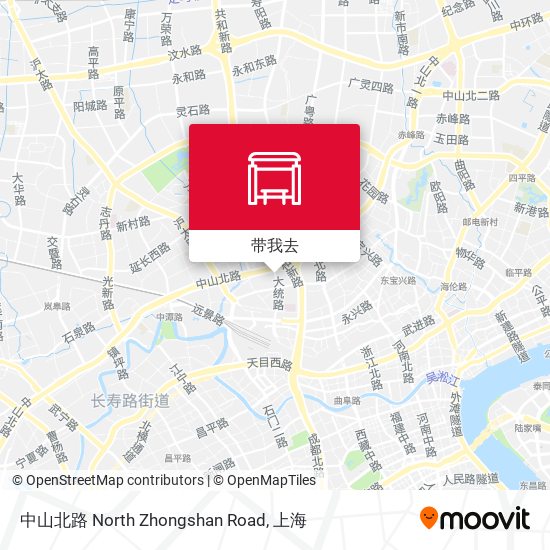 中山北路 North Zhongshan Road地图