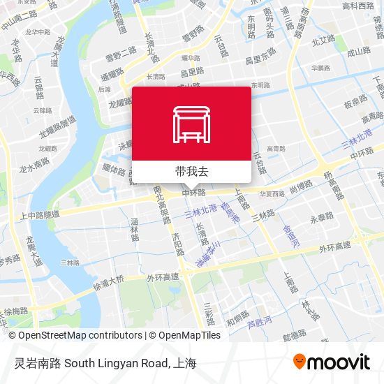 灵岩南路 South Lingyan Road地图