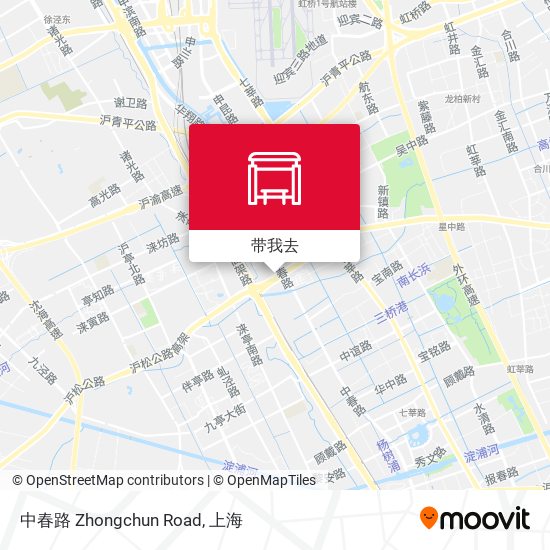 中春路 Zhongchun Road地图