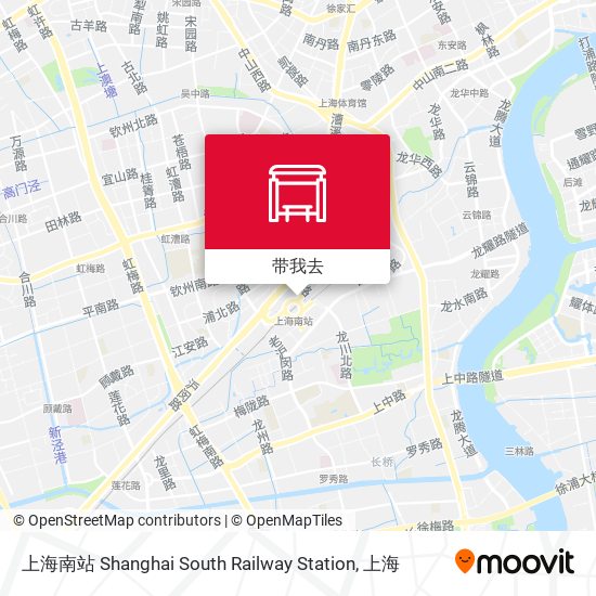 上海南站 Shanghai South Railway Station地图