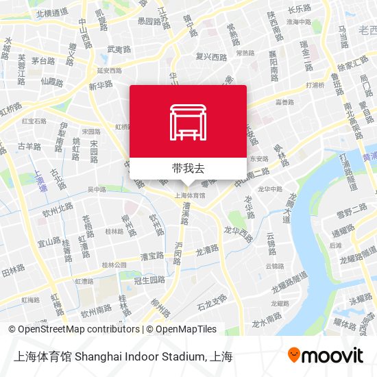 上海体育馆 Shanghai Indoor Stadium地图