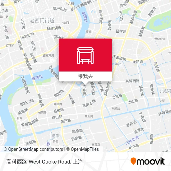 高科西路 West Gaoke Road地图