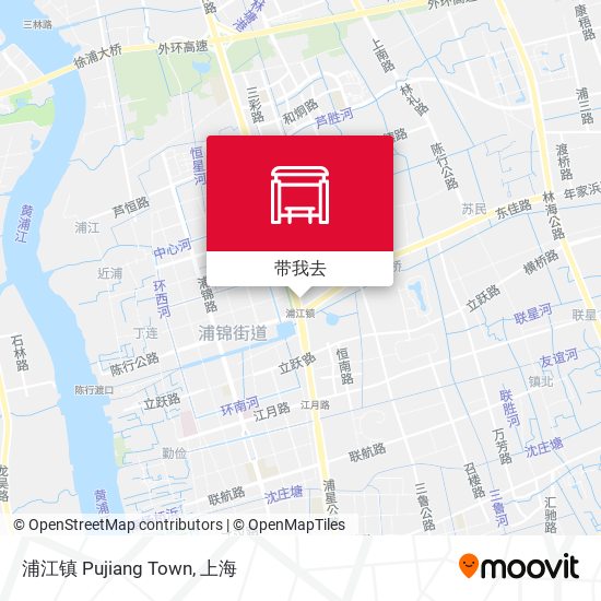 浦江镇 Pujiang Town地图