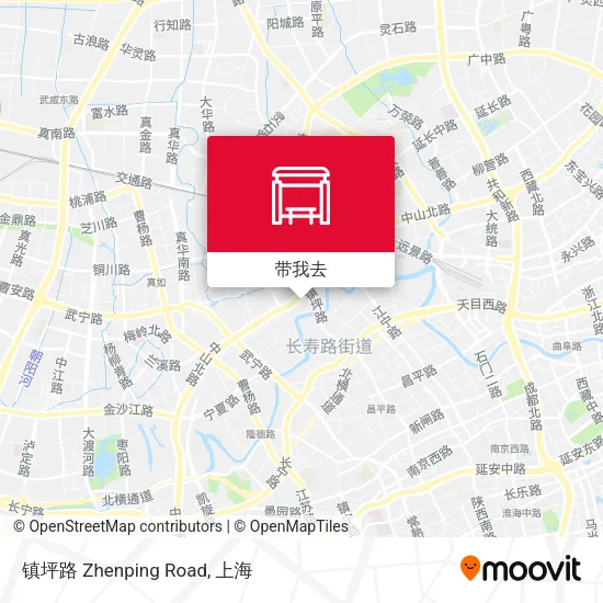 镇坪路 Zhenping Road地图