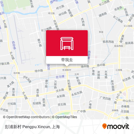 彭浦新村 Pengpu Xincun地图